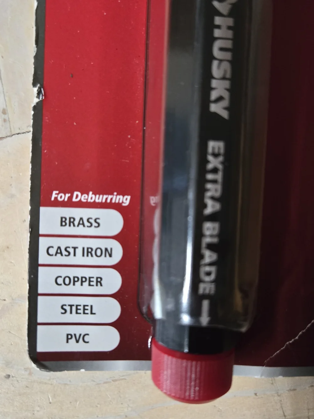 Husky Red Deburring Tool - Picture 3 of 4